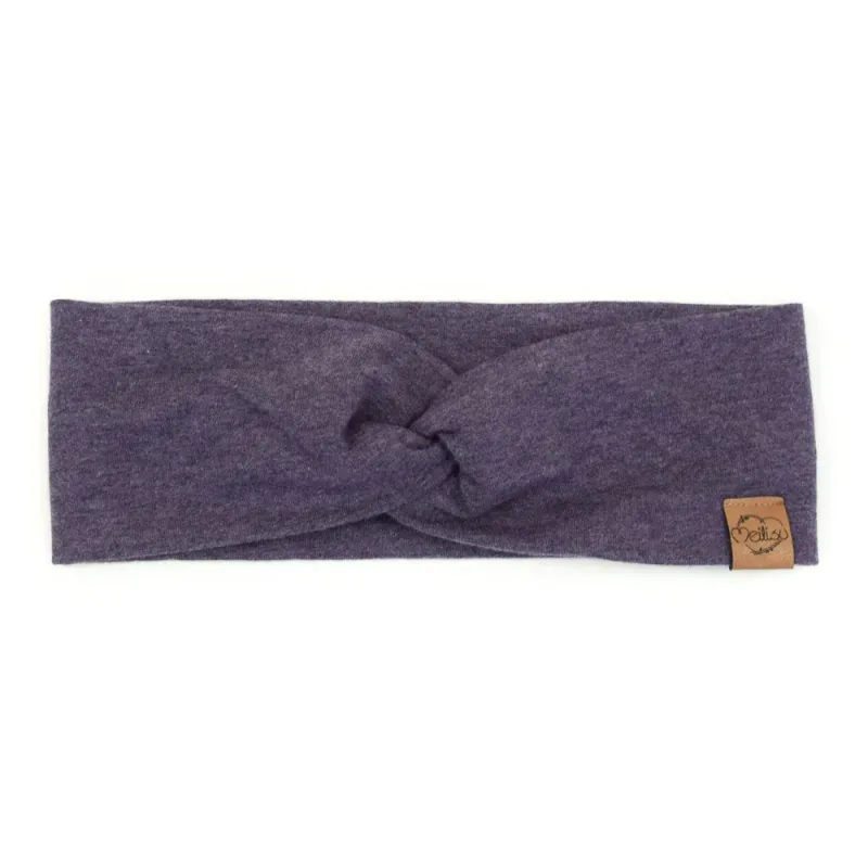Haarband | aubergine meliert