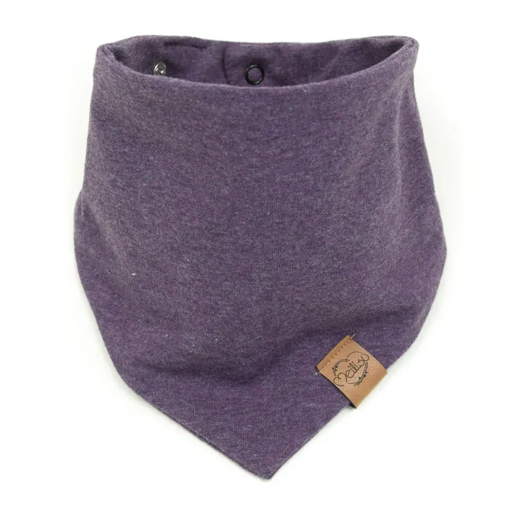 Halstuch | aubergine meliert