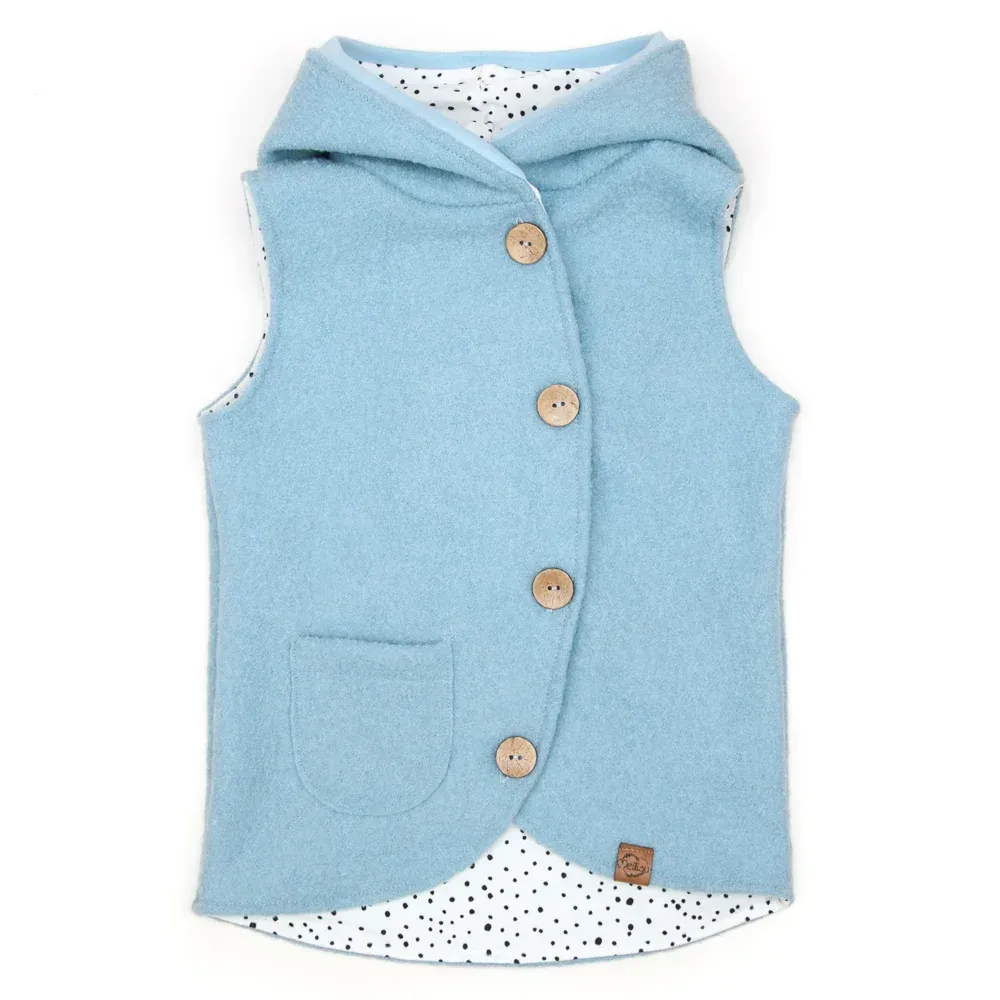 Walkweste | babyblau | Größe 86/92