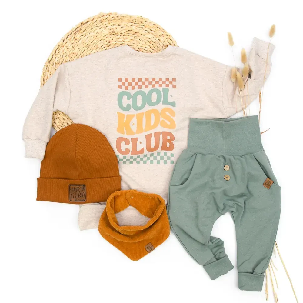 Set | Cool Kids Club | Pullover & Halstuch & Pumphose & Mütze