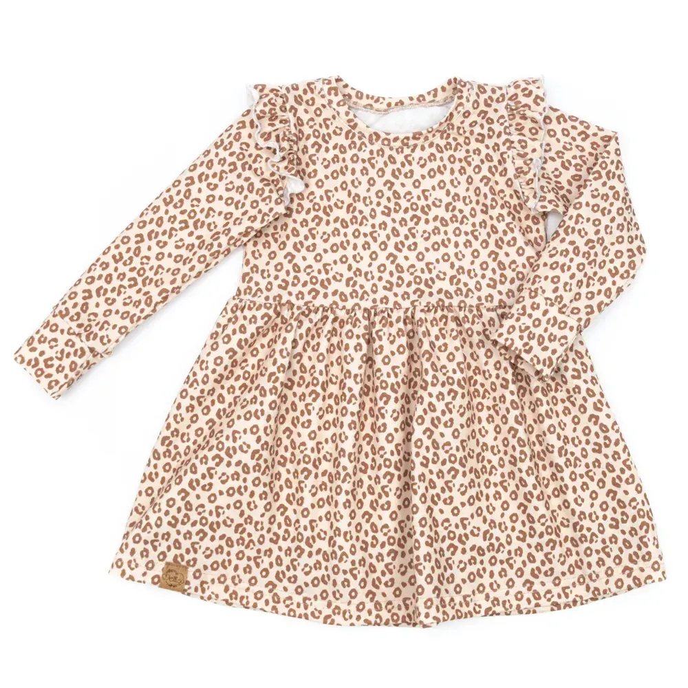 Kleid | lang- & kurzarm | Little Leopard | allover