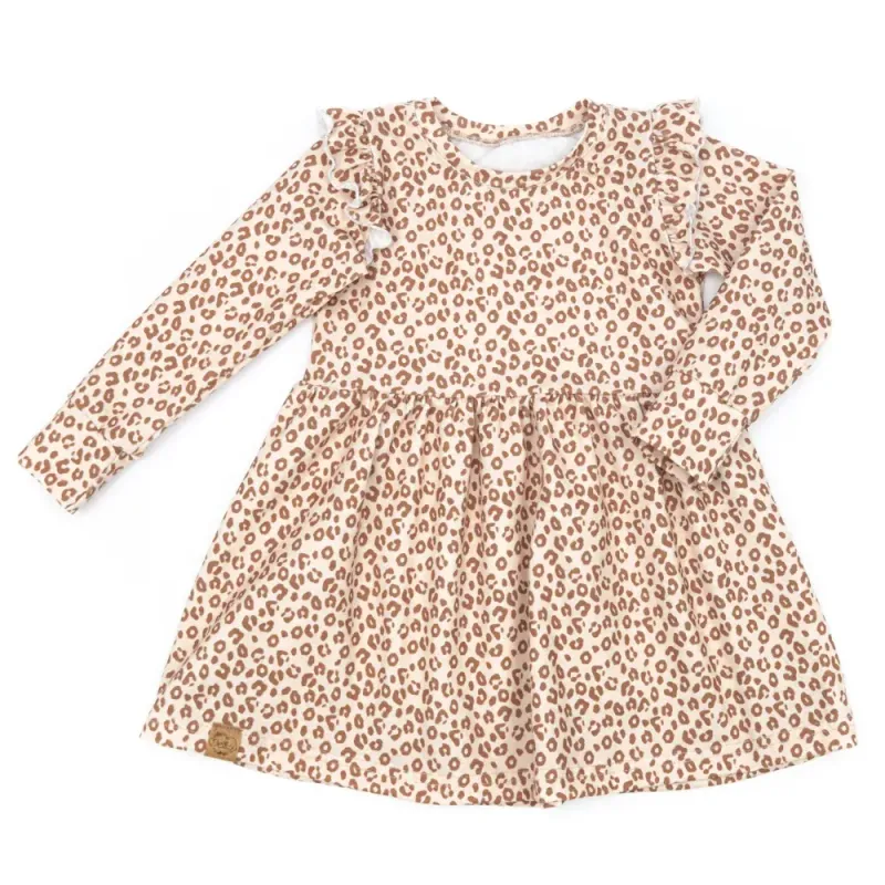 Kleid | lang- & kurzarm | Little Leopard | allover