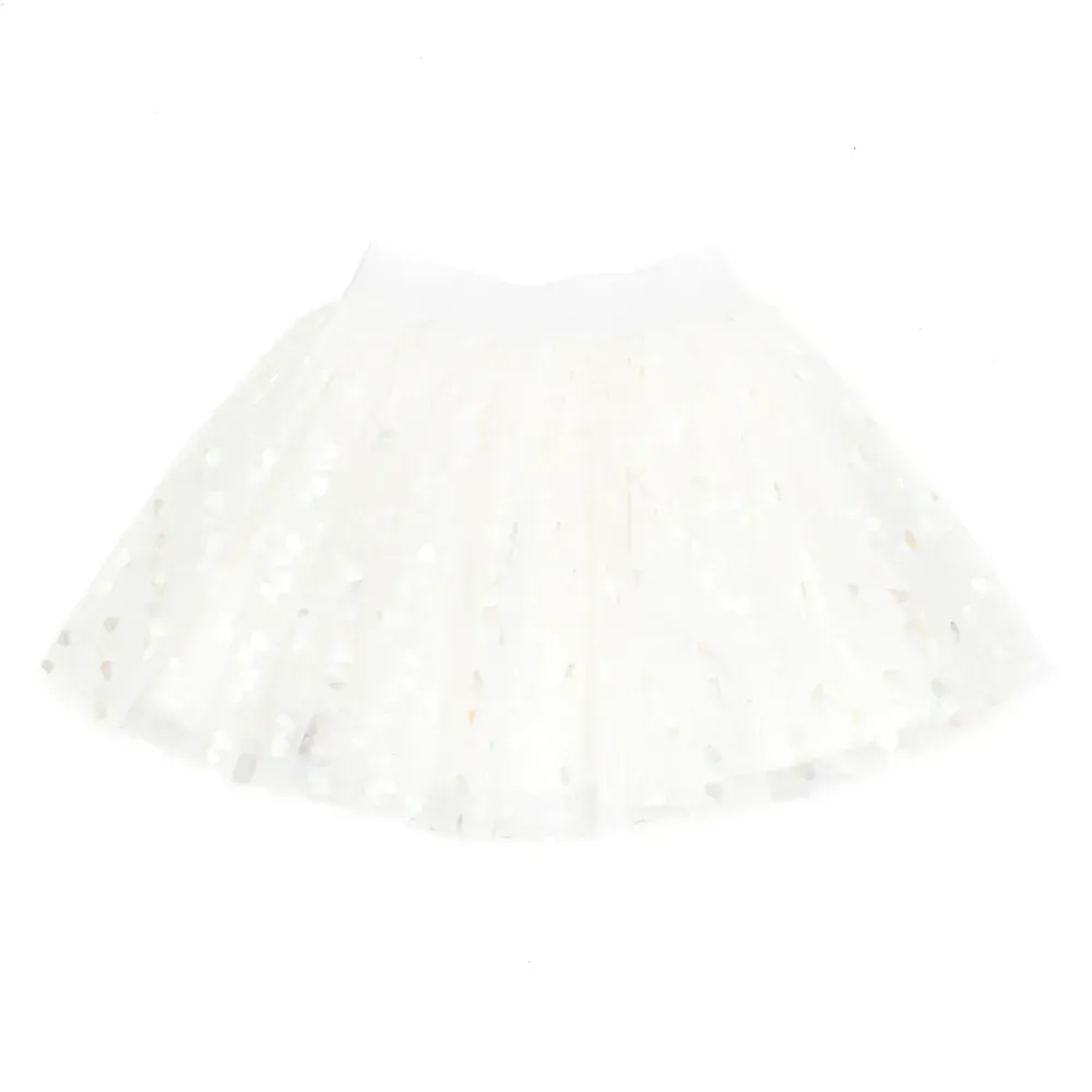 Tüllrock | Herzen | ivory