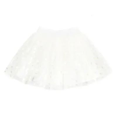 Tüllrock | Herzen | ivory