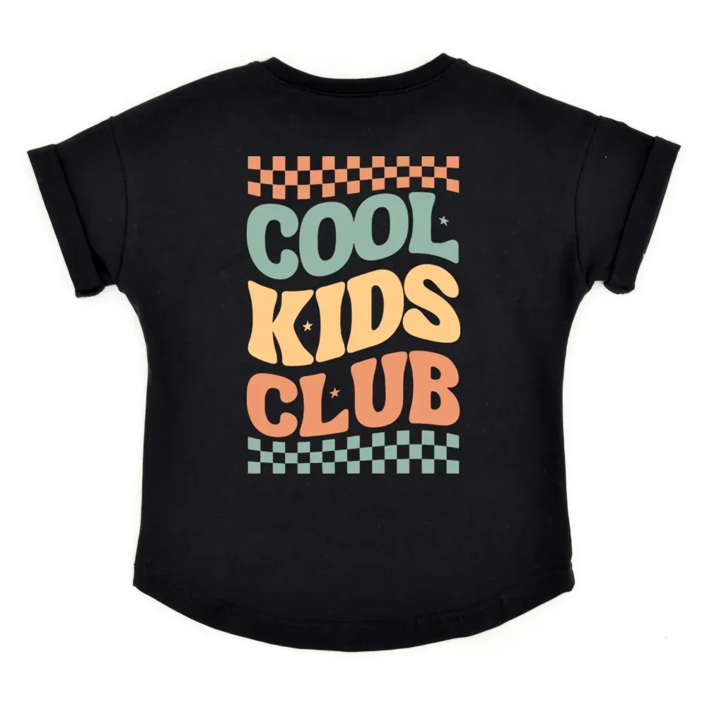 Oversized T-Shirt | COOL KIDS CLUB | schwarz - orange