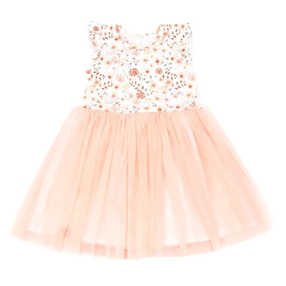 Kleid | lang- & kurzarm | Blütenzauber | Tüll