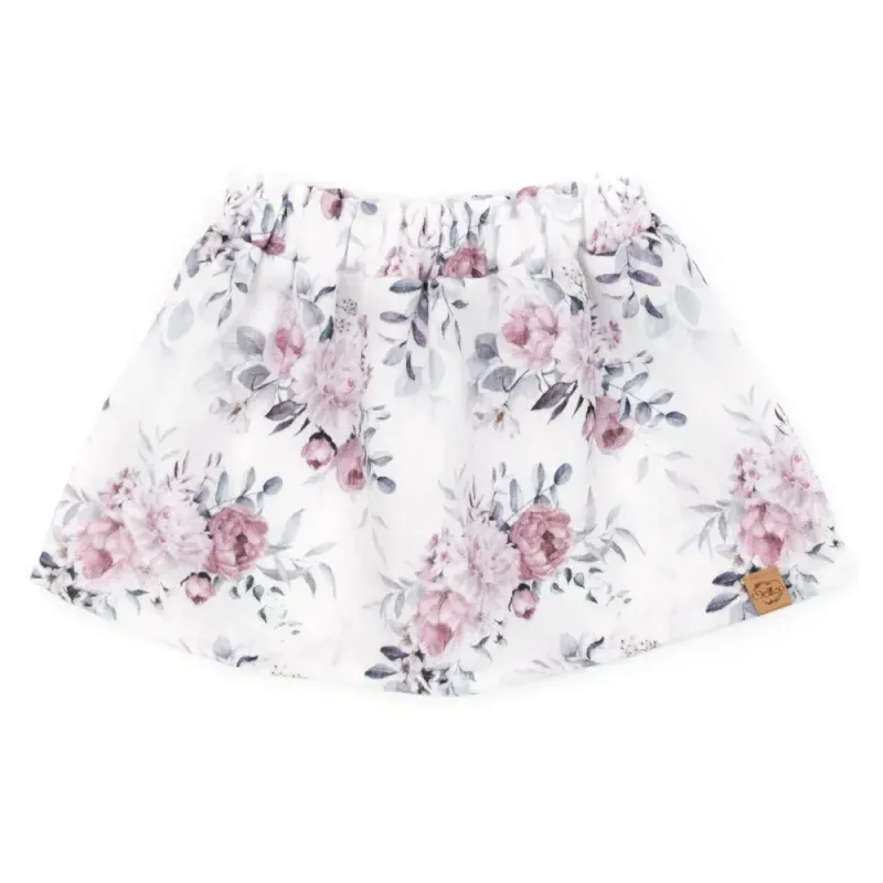 Paperbag Rock | Musselin | Frühlingsrosen