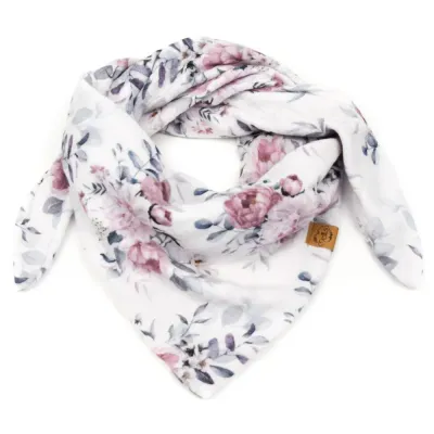 Dreieckstuch Kinder | Musselin | Frühlingsrosen