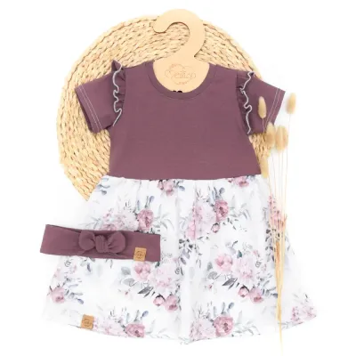 Set | Frühlingsrosen | Kleid & Haarband