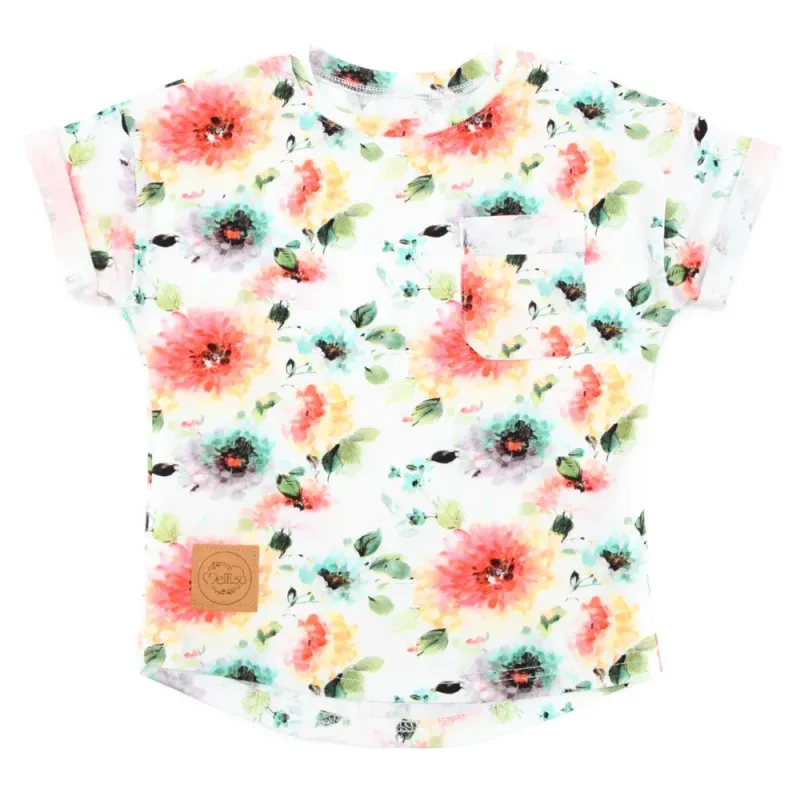 Oversized T-Shirt | Tropical Flowers