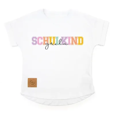 Oversized T-Shirt | Schulkind | flieder - rosa