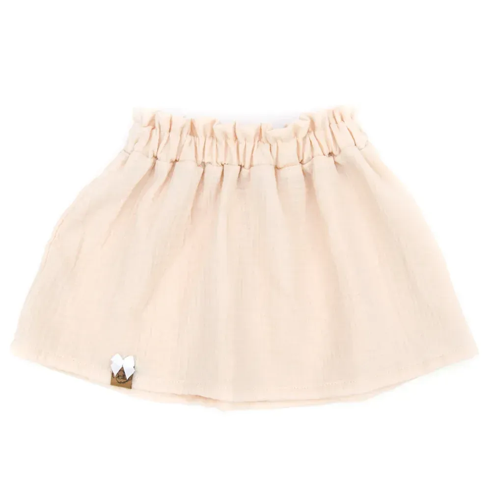 Paperbag Rock | Musselin | creme