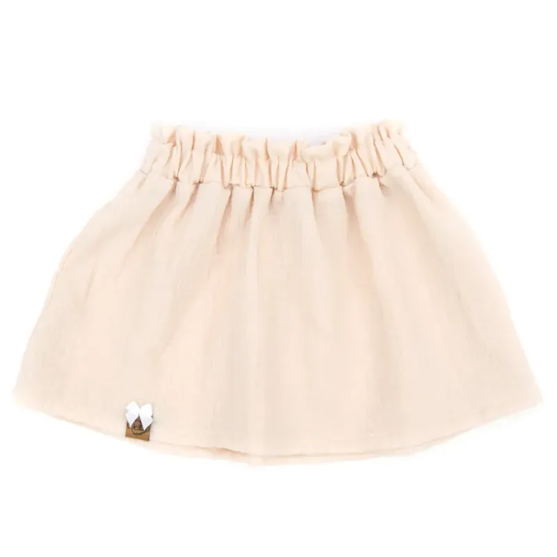 Paperbag Rock | Musselin | creme