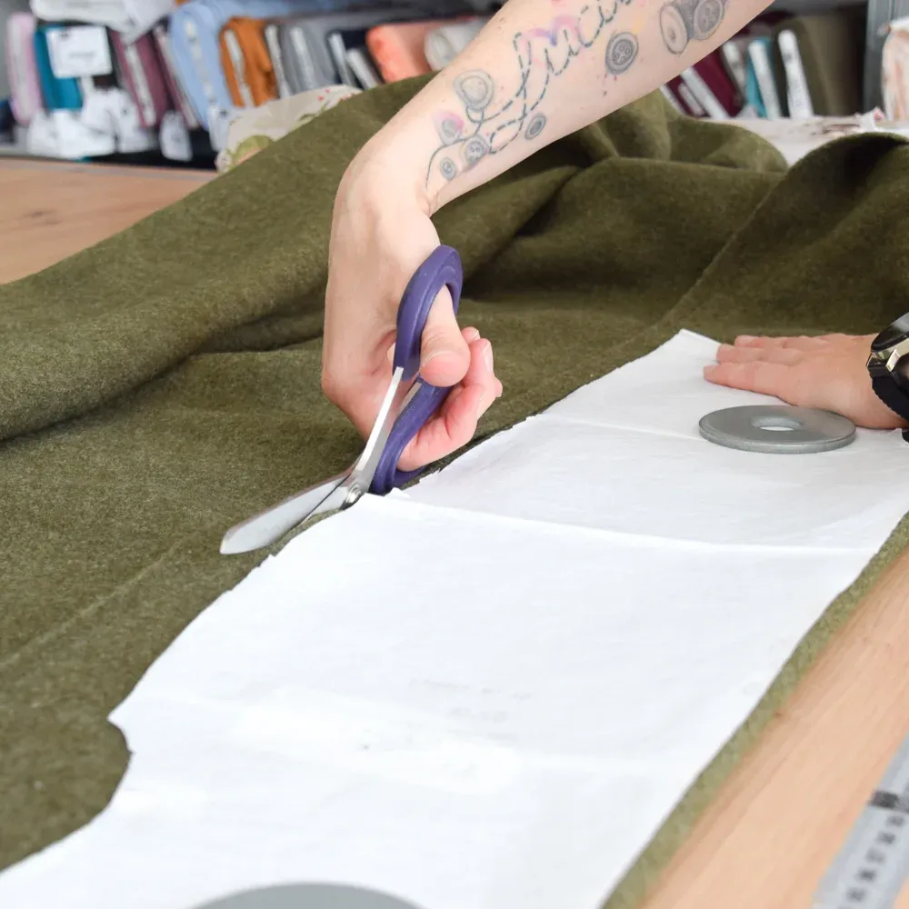 Paperbag Rock | Musselin | creme