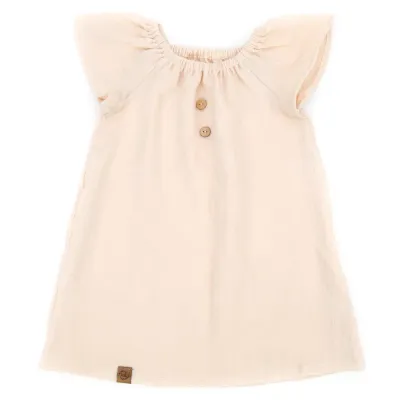 Sommerkleid | Musselin | creme