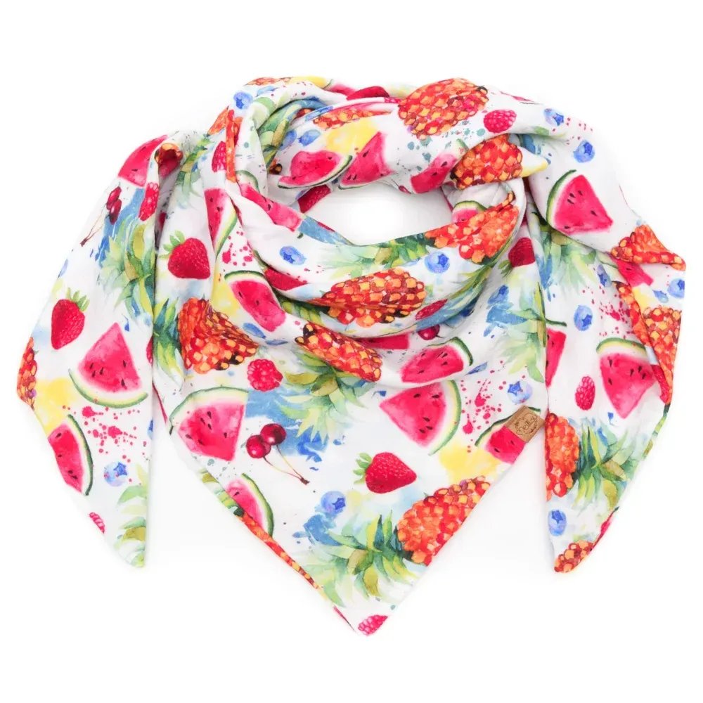 Dreieckstuch Kinder | Musselin | Sommerfrüchte