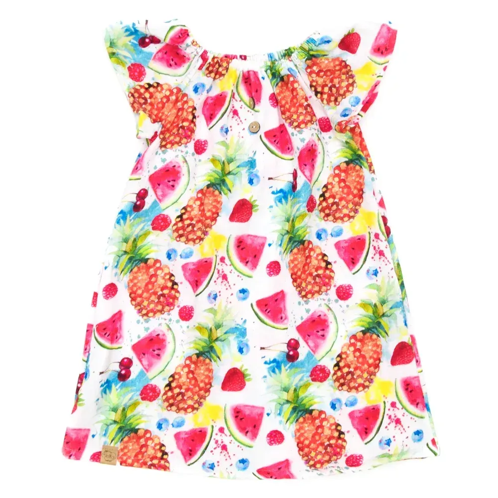 Sommerkleid | Musselin | Sommerfrüchte