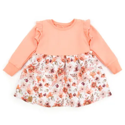 Kleid | lang- & kurzarm | Musselin | Rosengarten