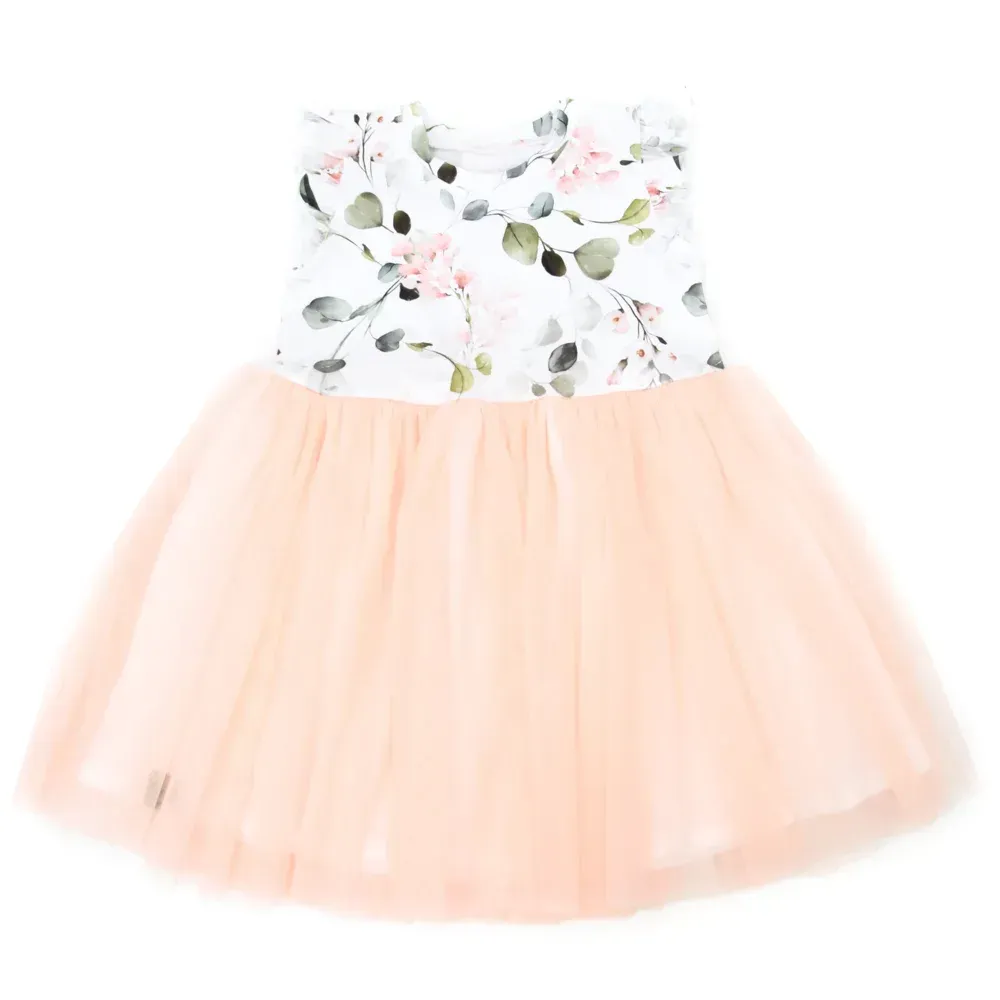 Kleid | lang- & kurzarm | Eukalyptus | Tüll