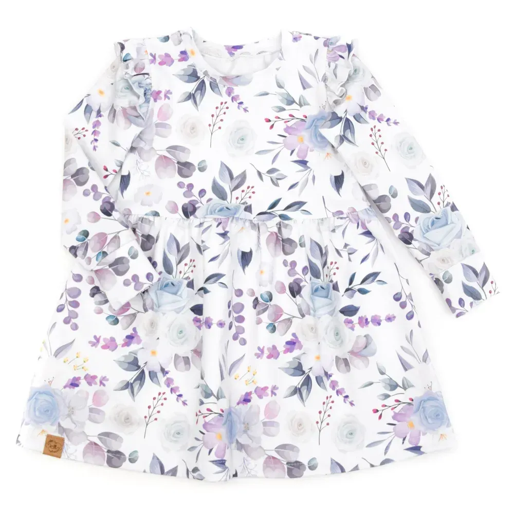 Kleid | lang- & kurzarm | Eisblume | allover