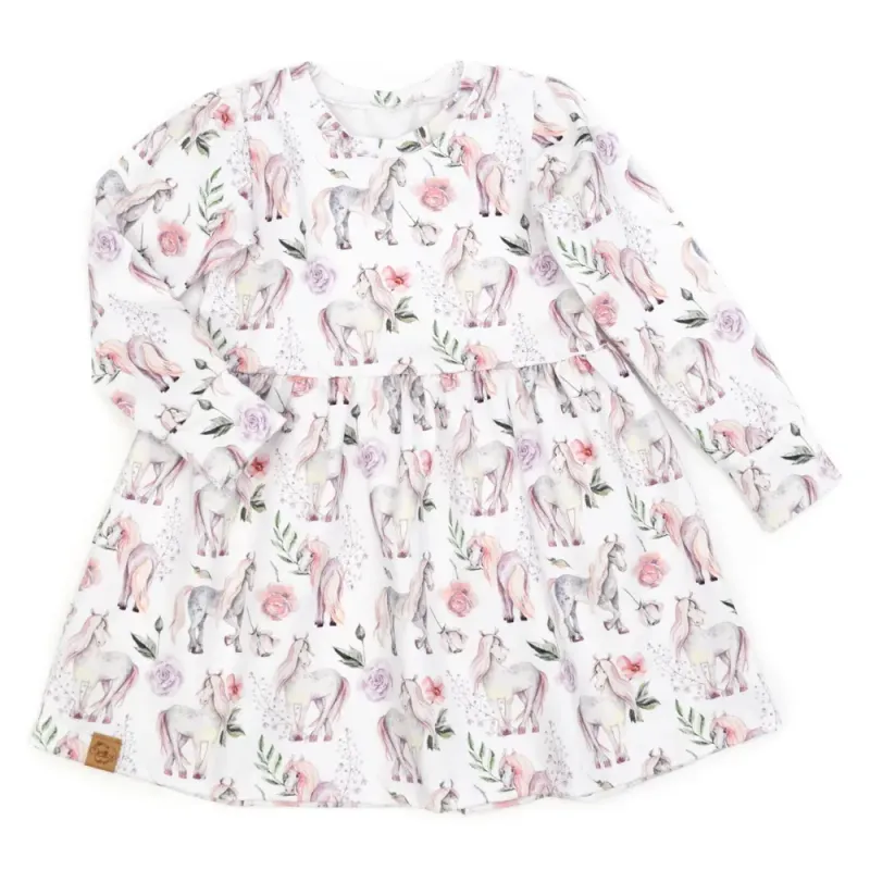 Kleid | lang- & kurzarm | Pferd Phoebe | allover