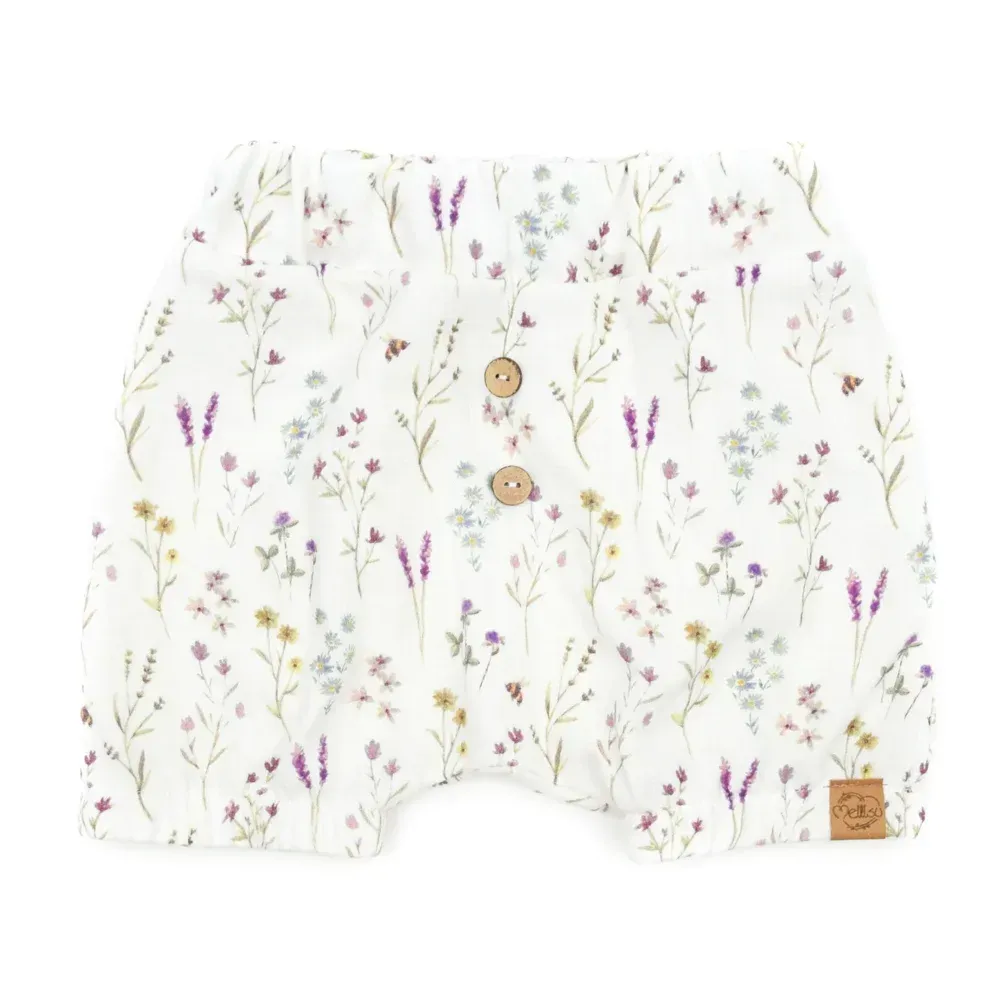 Shorts | Musselin | Lavendelblüte