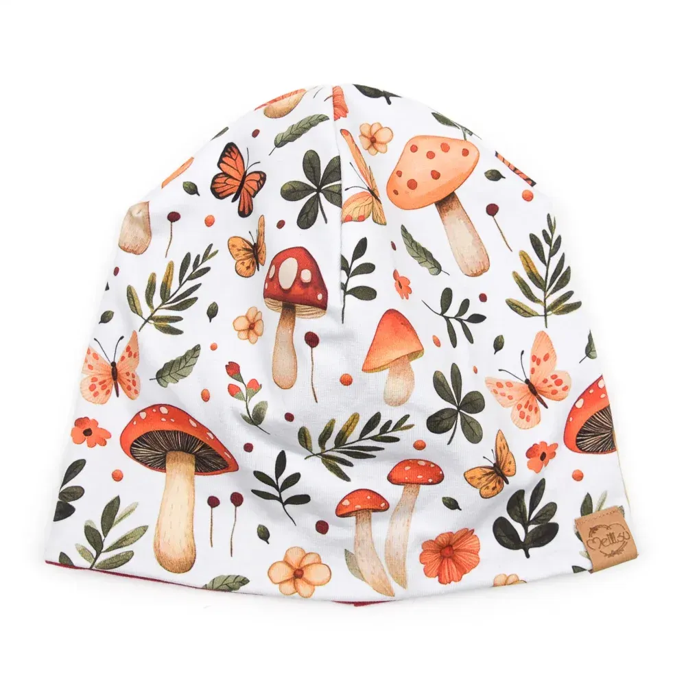 Wendemütze | Fliegenpilz & Schmetterling