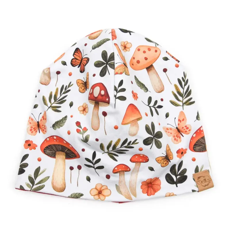 Wendemütze | Fliegenpilz & Schmetterling