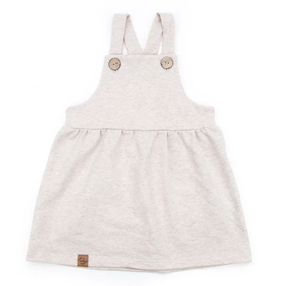 Latzkleid | creme | Gr. 86/92 Latzkleid | creme | Gr. 86/92