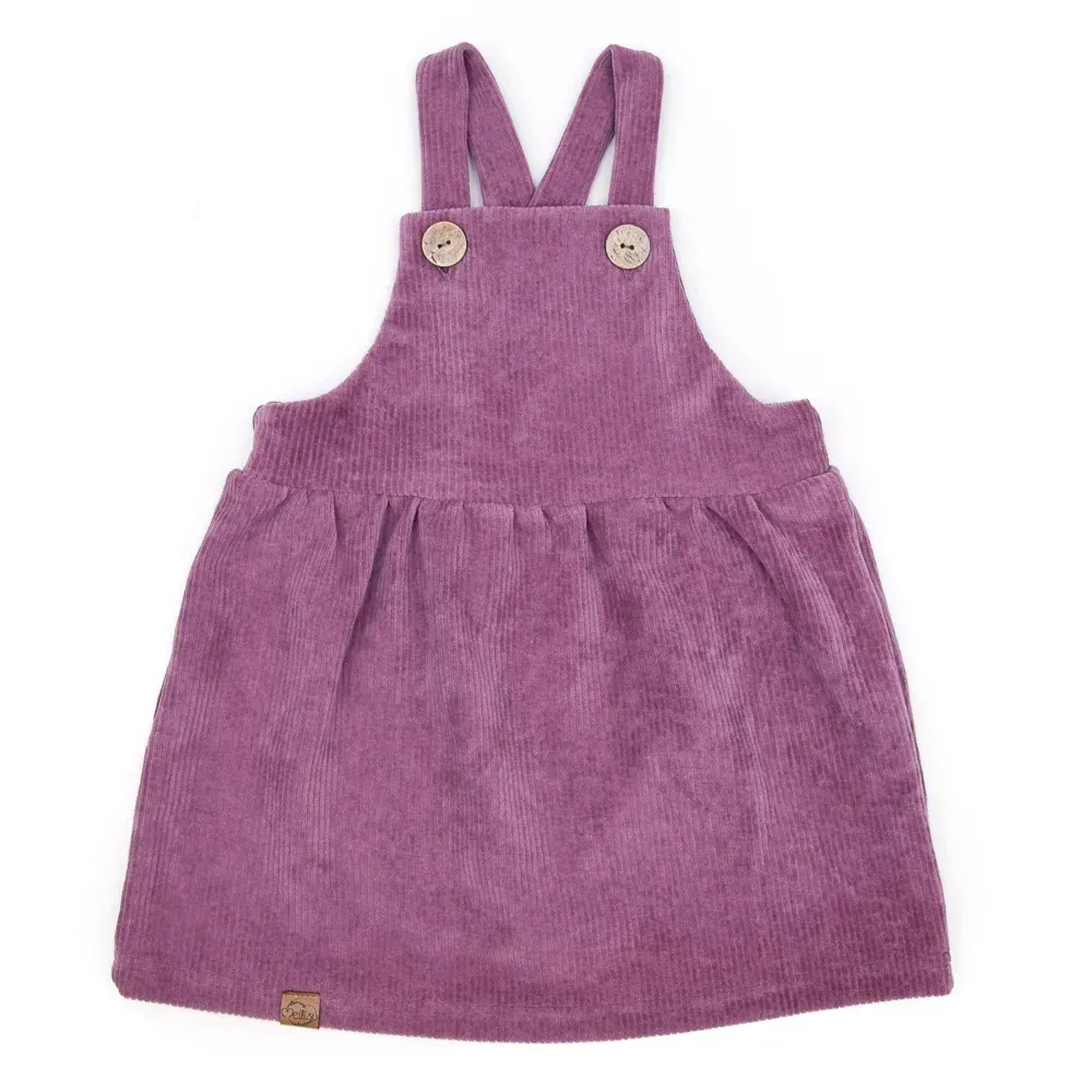 Latzkleid | Cordoptik | beere | Gr. 86/92 Latzkleid | Cordoptik | beere | Gr. 86/92