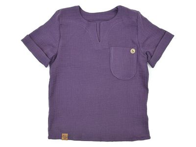 T-Shirt | Musselin | lavendel | Gr. 86/92 T-Shirt | Musselin | lavendel | Gr. 86/92