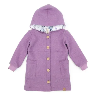 Walkmantel | flieder | gerade Walkmantel | flieder | gerade