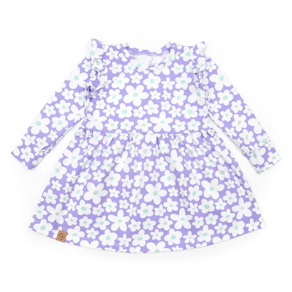 Kleid | lang- & kurzarm | Daisy flieder | allover