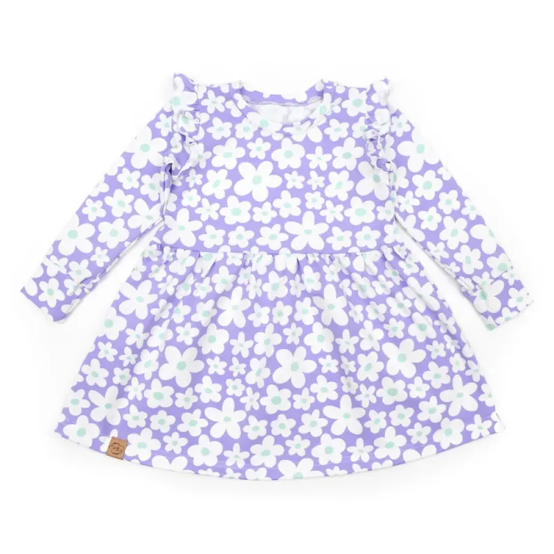 Kleid | lang- & kurzarm | Daisy flieder | allover