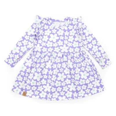 Kleid | lang- & kurzarm | Daisy flieder | allover
