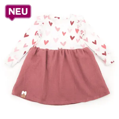 Kleid | lang- & kurzarm | Rippjersey Sweets Hearts