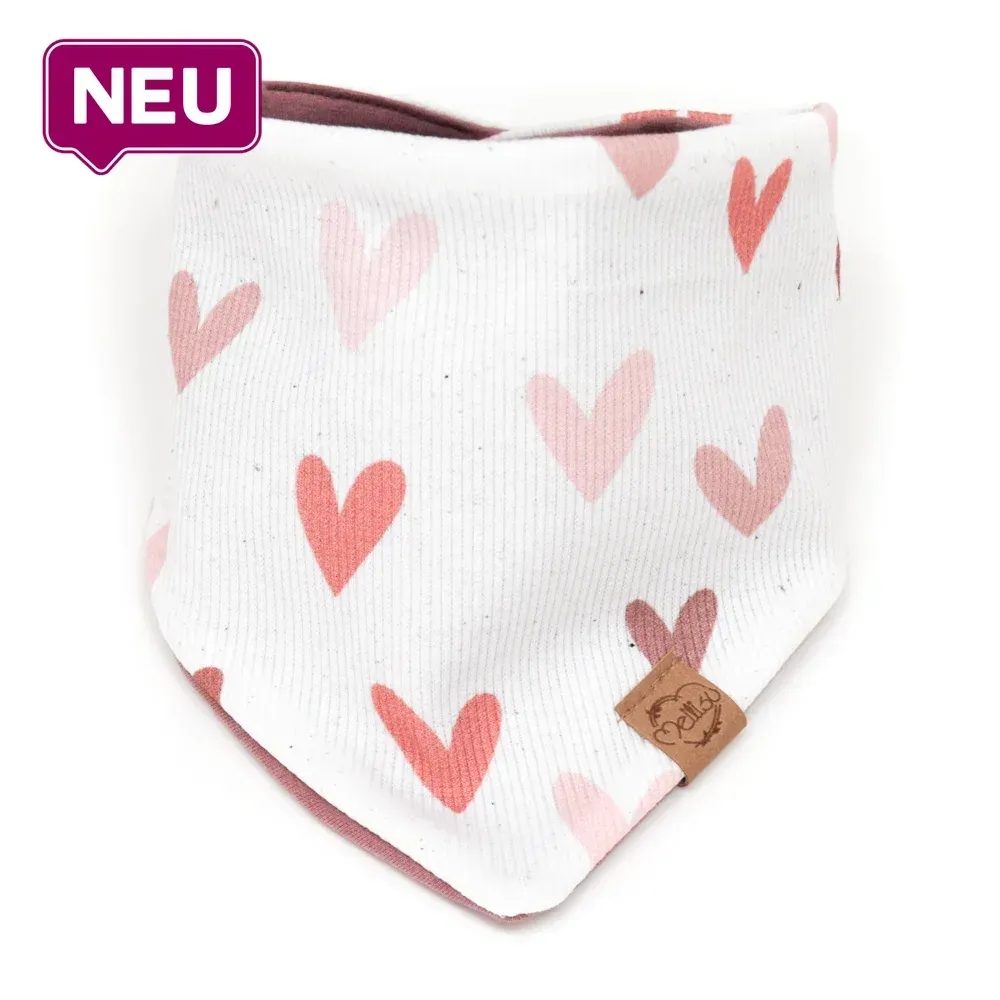 Halstuch | Rippjersey Sweets Hearts
