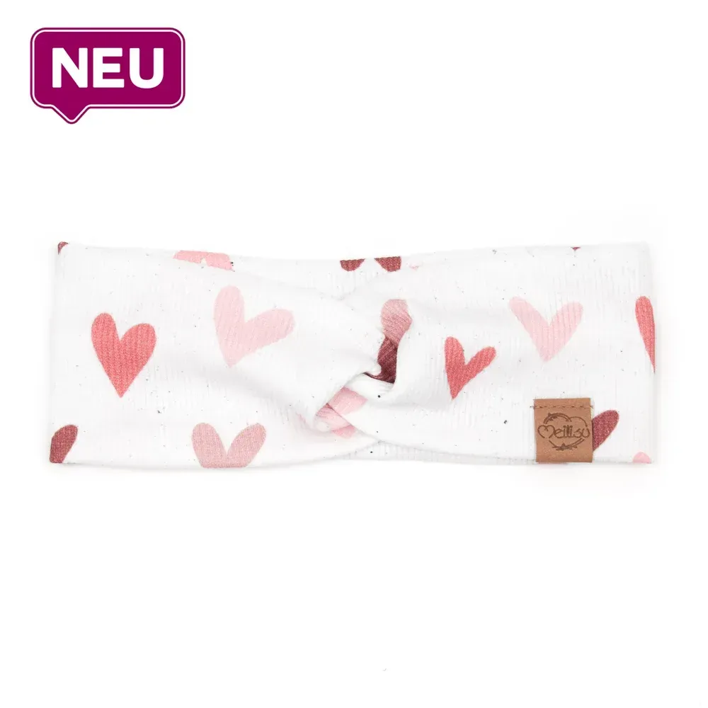 Haarband | Rippjersey Sweets Hearts