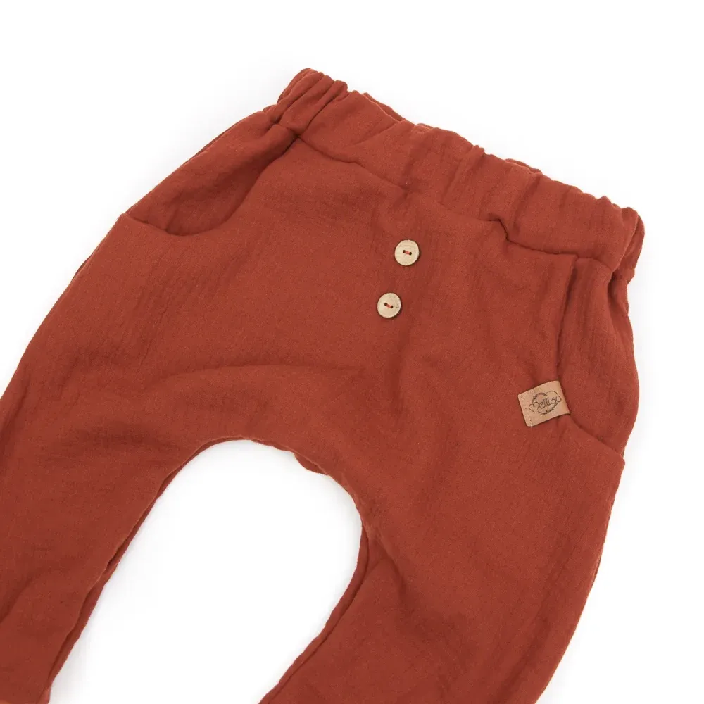 Pumphose | Musselin | unifarben