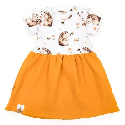 Kleid | lang- & kurzarm | Igel & Biene