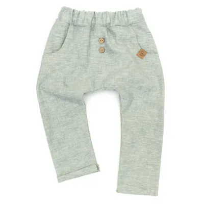 Pumphose | Leinen | mint meliert