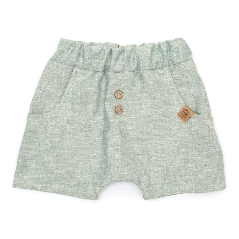 Shorts | Leinen | mint meliert
