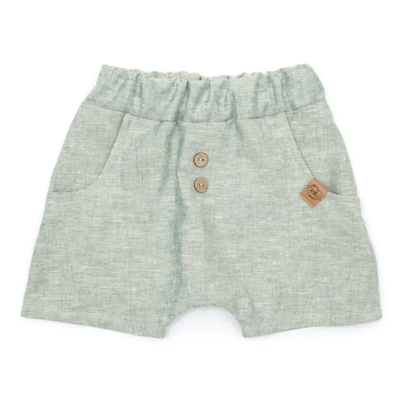 Shorts | Leinen | mint meliert