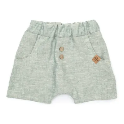 Shorts | Leinen | mint meliert