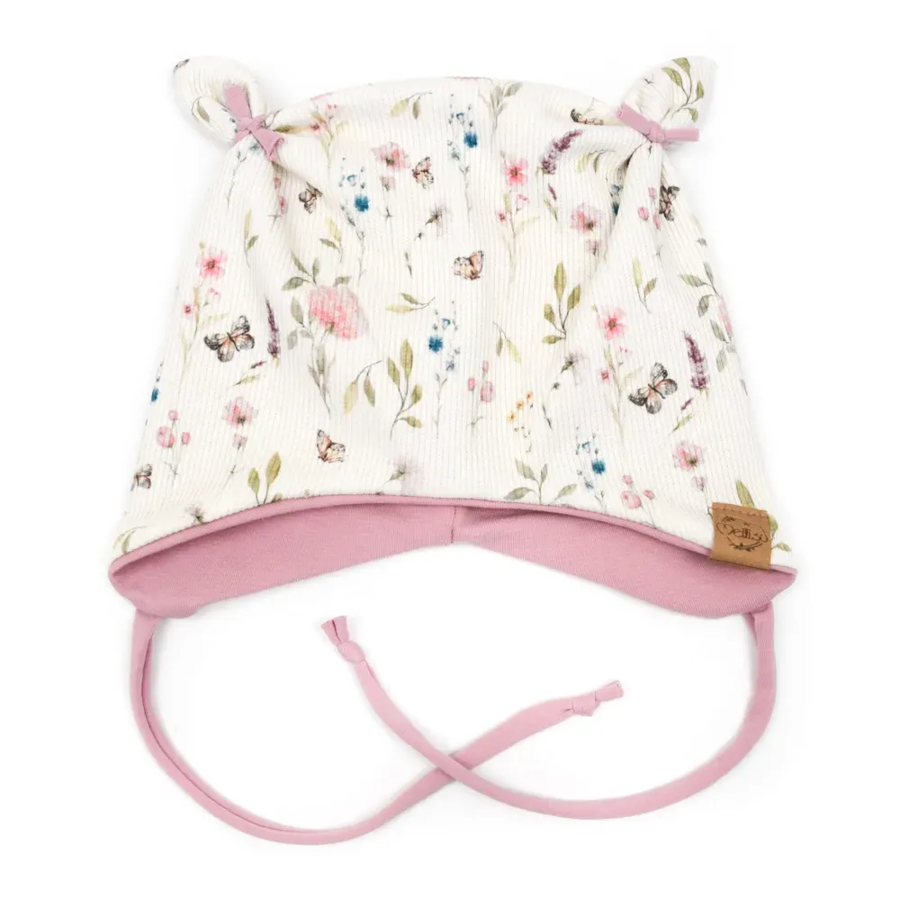 Ohrenmütze | Rippjersey Spring Flowers