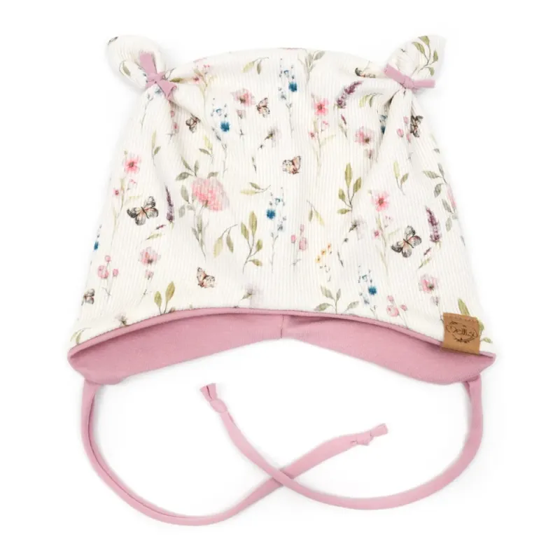 Ohrenmütze | Rippjersey Spring Flowers Ohrenmütze | Rippjersey Spring Flowers