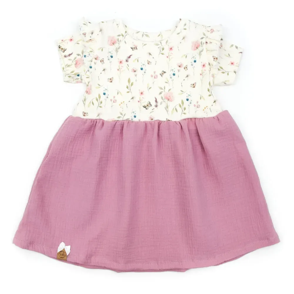 Kleid | lang- & kurzarm | Rippjersey Spring Flowers