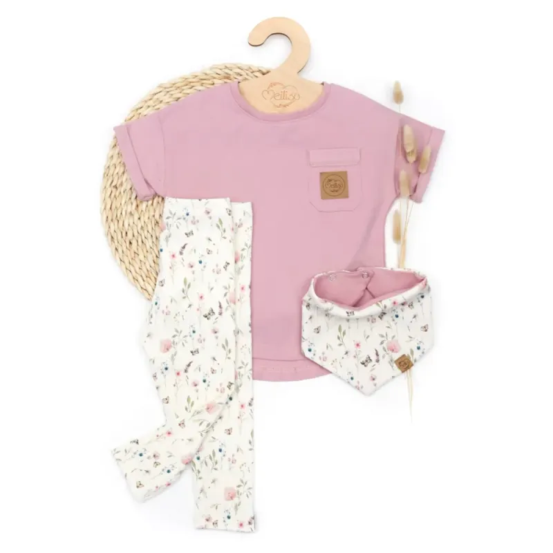 Set | Rippjersey Spring Flowers | T-Shirt & Leggings Set | Rippjersey Spring Flowers | T-Shirt & Leggings