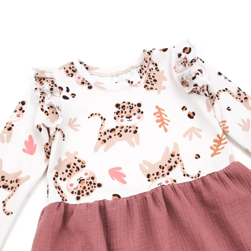Kleid | lang- & kurzarm | Leopardin Luna