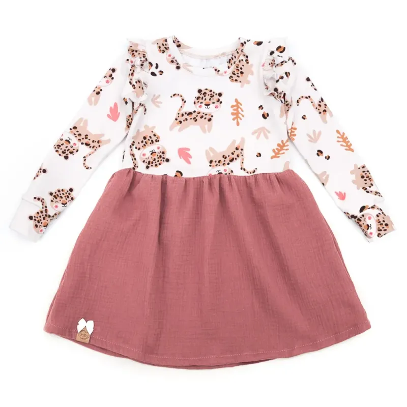Kleid | lang- & kurzarm | Leopardin Luna